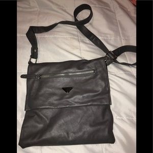 Slate grey Prada side bag